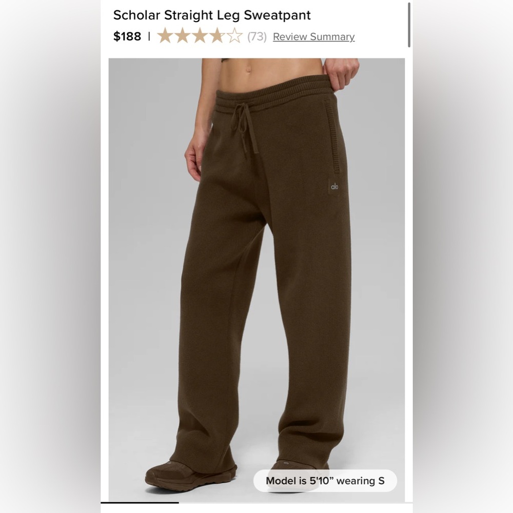 ALO Yoga Taupe Knit Sweater